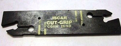 ISCAR CGHN 26-4D Cut-Grip Indexable Cut off Blade Carbide Inserts Tool Holder