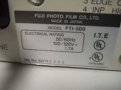 FUJI Thermal FTI 500 Imaging System FUJIFILM Printer Made In JAPAN