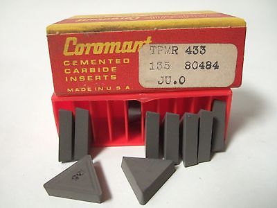 SANDVIK Coromant TPMR 433 135 Lathe Carbide Inserts 10 Pcs New Tools