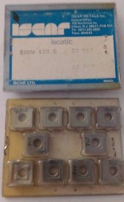 ISCAR Iscatic SNMM 432 E IC 757 Carbide Inserts 10 Pcs Lathe Turning Mill Tools