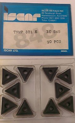 ISCAR TNMP 331 E IC 848 Carbide Inserts 10 Pcs Lathe Mill Turn Tool Tools New