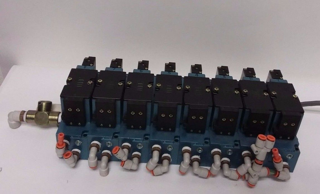 8 MAC TM-DFBP-1DK Solenoid Bank Valve Assembly