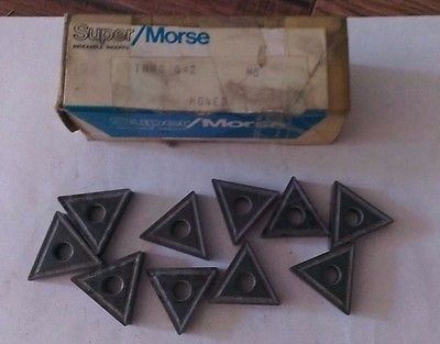 10 Pcs Super Morse TNMG 542 M5 HONED Lathe Indexable Carbide Inserts Mill Tools