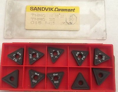 SANDVIK Coromant TNMG 323 16 03 12 P-K15 015 Lathe Carbide Inserts 10 Pcs New
