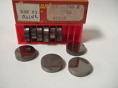 SANDVIK COROMANT RNH 63 R66NE 47216 0166 HM Lathe Carbide Inserts 10 pcs
