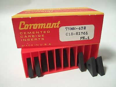 SANDVIK Coromant TNMM 432 015 Lathe Carbide Inserts 10 Pcs New