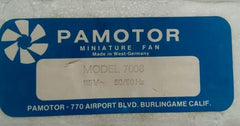 Pamotor Cooling Fan 7606 115V 50/60 HZ 42W Temp Control New