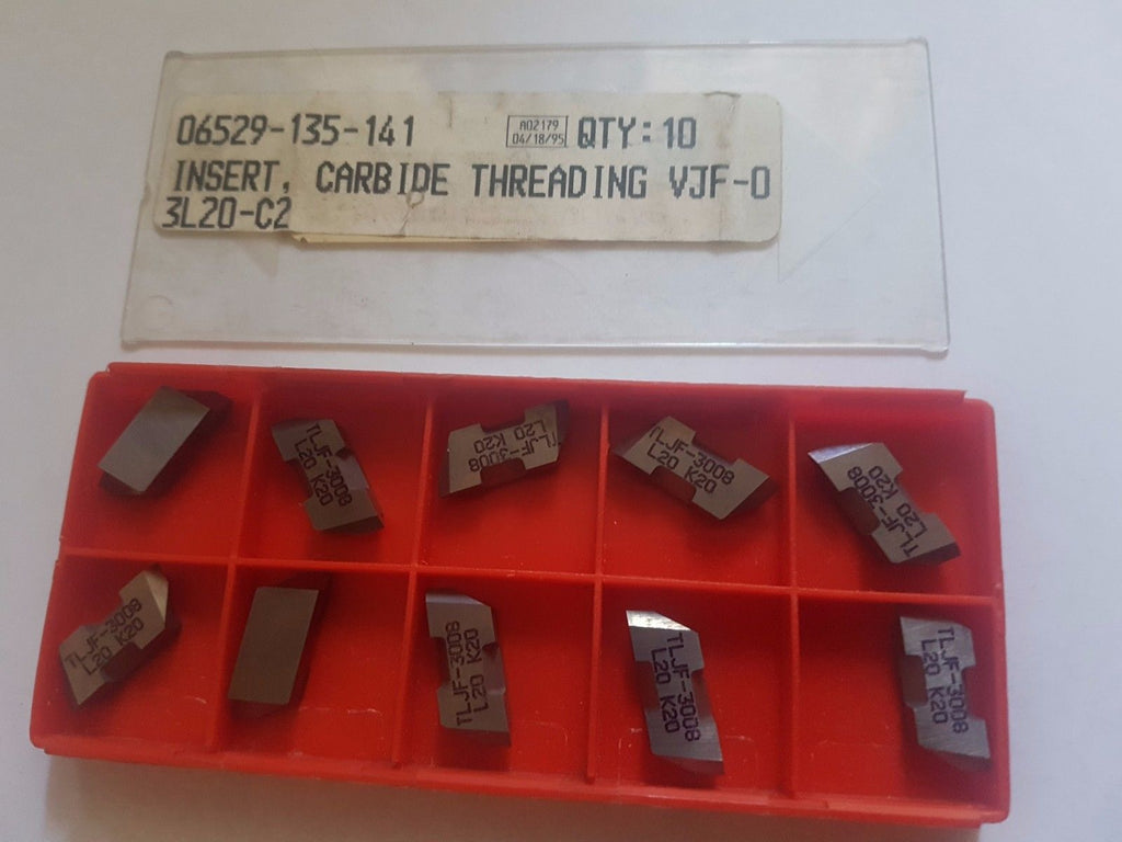 SANDVIK Coromant TLJF 3008 L20 K20 C2 Lathe Grooving Carbide 10 Inserts Tools