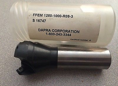 Dapra Face Milling Cutter End Mill FFEM 1250-1000-R09-3 S 16747 New