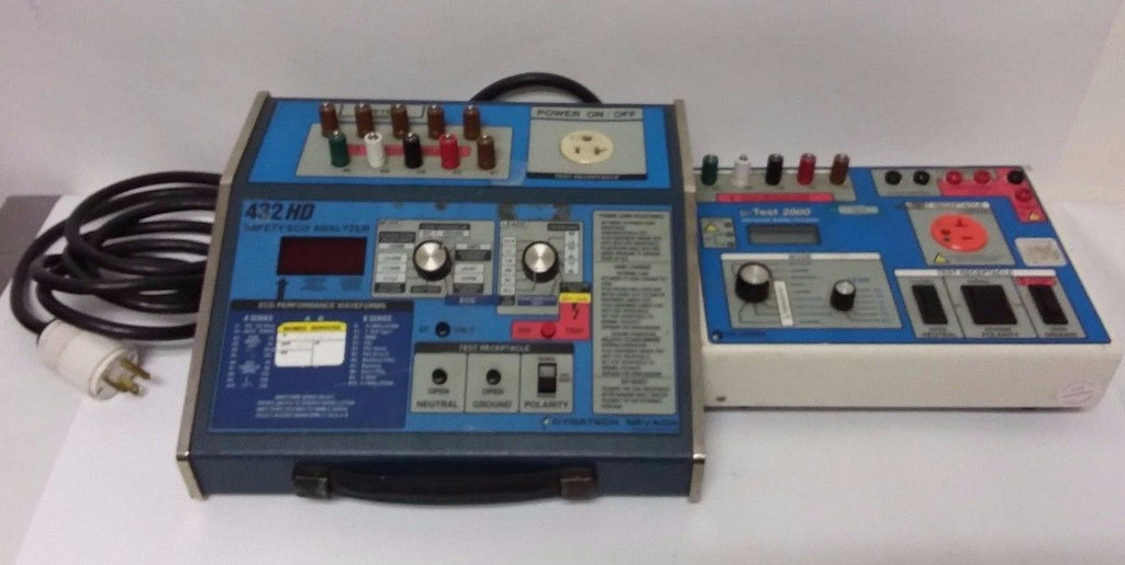 DNI DYNATECH Nevada 432HD Safety ECG analyzer w Universal U-TEST 2000 Simulator