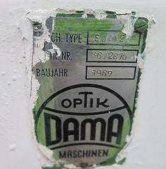 OPTIC DAMA FOM-2 Centering Optical Machine Radius Grinder