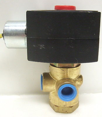 ASCO Red-Hat II EFHT8320G172 3-Way Solenoid Valve 75 PSI 11.6W 1/4” EFHT8003G1