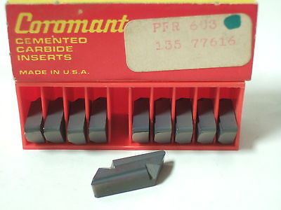 SANDVIK Coromant PFR 6U3 135 77616 Grooving Lathe Carbide Inserts 10 Pcs New