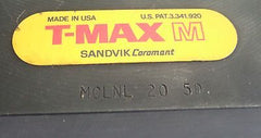 SANDVIK COROMANT MCLNL 20 50 Carbide Inserts Lathe Tool Holder New