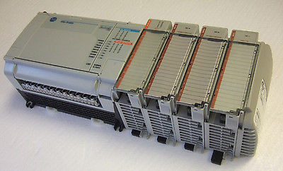 Allen Bradley MicroLogix 1500 Processor 1769-IT6 Thermocouple 1769-OW8 1769-IF4