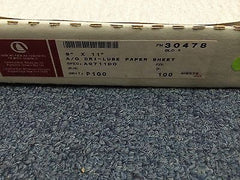 Lot 200 Carborundum Abrasives Aluminum Oxide DRI LUBE Paper 9x11 100 Grit 30478