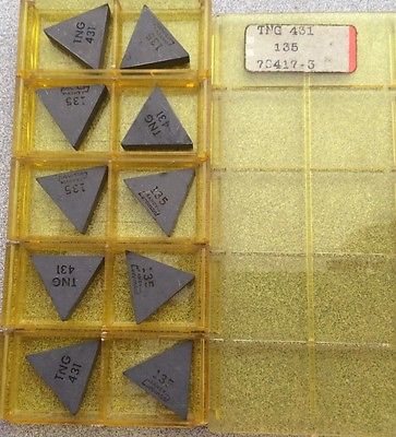 SANDVIK Coromant TNG 431 135 7S417-3 Lathe Carbide Inserts 10 Pcs New Tools