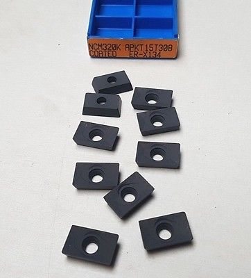 10 Pcs KORLOY APKT 15T308 NCM320K ER-X134 Lathe Carbide Inserts Tools New Mill