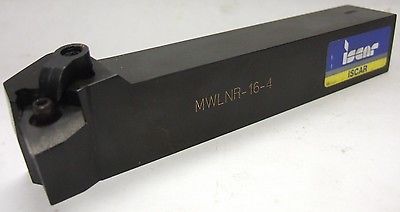 ISCAR MWLNR 16-4 Indexable Turning Grooving Cut Off Self Grip Tool Holder New