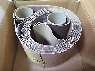 Carborundum Abrasives 4 x 132" A/O resin Cloth Belts Qty 3 Grit 120 Brand New