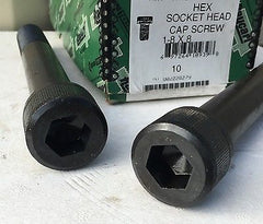 Box of 10 Raycarl Camcar Textron Hex Socket Head Cap Screw 1-8 x 8 USA Made