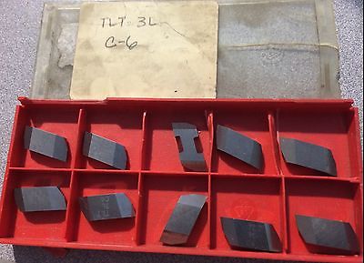 SANDVIK Coromant TLT 3L C-6 Lathe Grooving Carbide Inserts 10 Pcs New Tools
