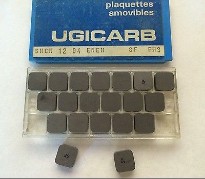20 Pcs UGICARB PLAQUETTE SNCN 12 04 ENEN SF FH3 Lathe Mill Carbide Inserts Tools