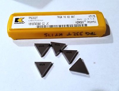 Kennametal TPG322T TPGN 16 03 08T KT175 Lathe Carbide Inserts 5Pcs Metal Tools