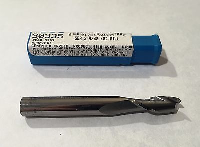 SGS 30335 SER 3 9/32 End Mill 2 FLT Square End General Purpose Made in USA