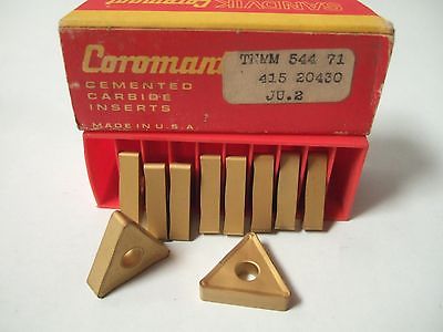 SANDVIK Coromant TNMM 544 71 415 20430 JU 2 Lathe Carbide Inserts 10 Pcs New