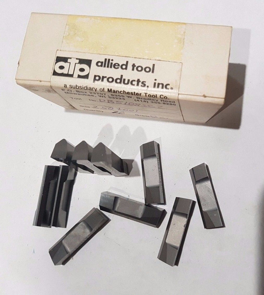 Allied Tool Products ATP DB5108 250 Tool C2 Grooving Lathe Carbide Inserts Tools