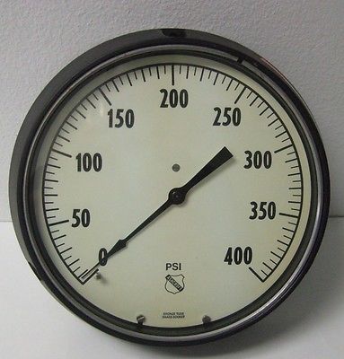 ASHCROFT Test Pressure Gauge 0-400 Psi Bronze Tube Brass Socket