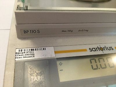 Sartorius BP 110 S Analytical Balance Digital Lab Scale Max 110g d = 0.1 mg