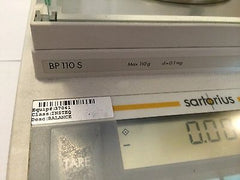 Sartorius BP 110 S Analytical Balance Digital Lab Scale Max 110g d = 0.1 mg