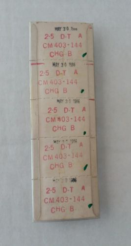 5pcs 2-5 D-T A CM403-144 CHG B Carbide Inserts Grooving New