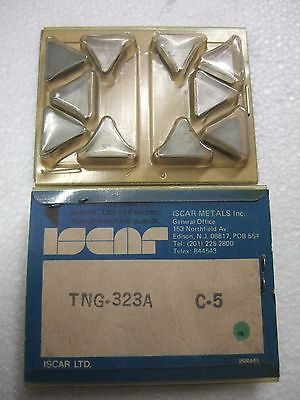 ISCAR TNG 323A C5 Carbide Inserts 10 Pcs New Lathe Mill Turning
