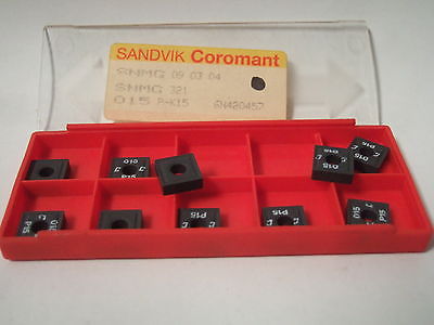 SANDVIK Coromant SNMG 321 015 P K15 Lathe Mill Carbide Inserts 10 Pcs New
