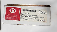 100 Sheets Carborundum Paper Silicon Carbide 3-2/3
