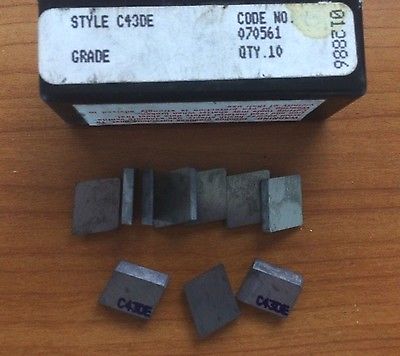 10 Pcs TRW C43DE 070561 Carbide Inserts Lathe Mill Milling Tools New