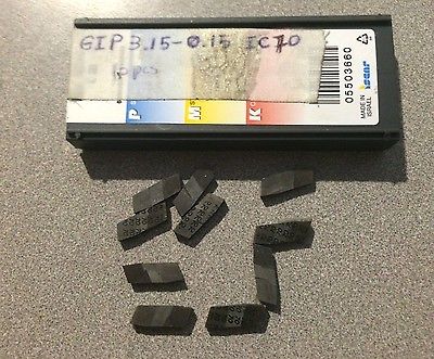 ISCAR GIP 3.15 - 0.15 IC 70 Carbide Inserts 10 Pcs Lathe Grooving Cut-Off Tools