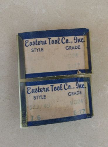 Eastern Tool 2pcs 579745 T:6 Grade VC24 5:77 Carbide Inserts ETCO