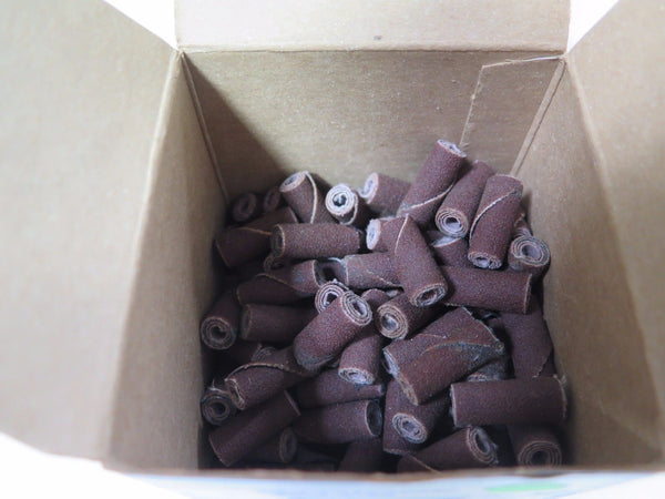 100 Pcs MERIT Cartridge Rolls 5/16 x 3/4 x 1/8 Grit 120 PN: 80121 Brand New