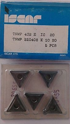 ISCAR TNMP 432 E IC 20 K 10 20 Carbide Inserts 5Pcs Lathe Turning New Mill Tools