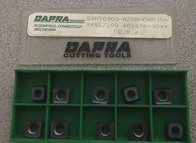 Dapra Cutting Tools SXHT0903 AZGN DMM356 S17109 Carbide 10 Inserts Turning Lathe