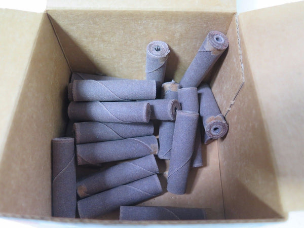 20 Pcs MERIT Cartridge Rolls 1/2 x 2 x 1/8 Grit 240 PN: 80333 Brand New