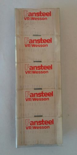 Fansteel VR/Wesson VR82 5pcs 4071429/T/85 Carbide Inserts 32888 GP.9 Grooving
