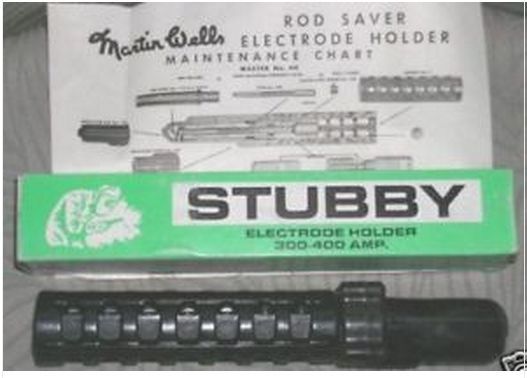 Stubby Electrode Holder 300 400 Amp Made in USA by Martin Wells Welding Welder