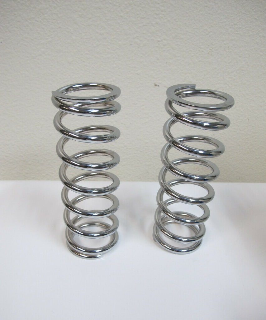 Lot of 2 Works Performance Compression Springs 6.7" x 150 Lbs .283 Wire Chrome