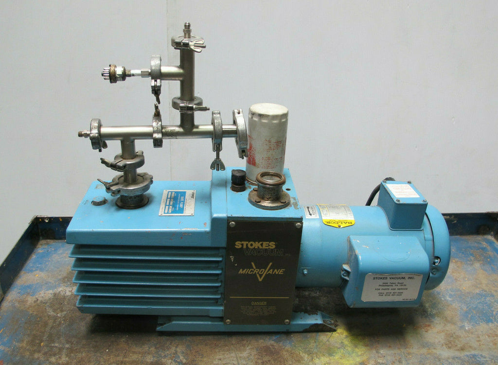 Stokes Vacuum Vane Pump Model 013-241 Baldor 1-1/2 HP Motor