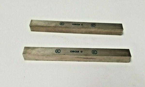 Lot of 2 Circle C 3/8 x 3/8 x 4" Square Lathe Tool Cutting HSS Bits  Brand New